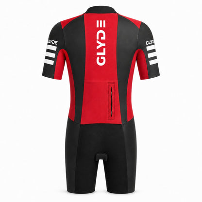 GLYDE MENS AMPHIBIAN SWIMRUN WETSUIT - BLUE OR RED