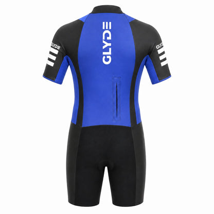 GLYDE MENS AMPHIBIAN SWIMRUN WETSUIT - BLUE OR RED