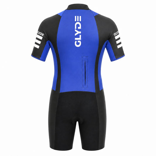 GLYDE MENS AMPHIBIAN SWIMRUN WETSUIT - BLUE OR RED