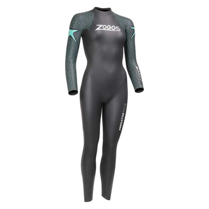 ZOGGS MENS PREDATOR TOUR SWIMMING & TRIATHLON WETSUIT - BLACK/TEAL