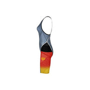 WOMENS CARBON ULTRA OPENBACK KNEESKIN STEEL/BLACK/RED/YELLOW (GER) ARENA