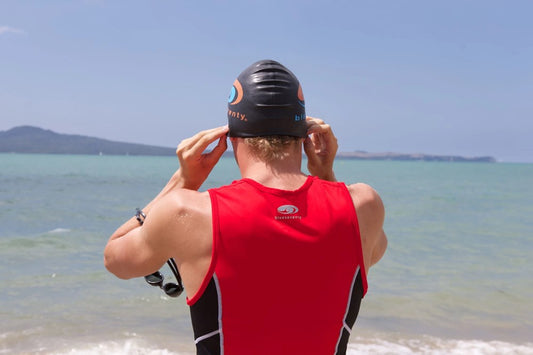 BLUE70 MENS TX1000 SINGLET - RED