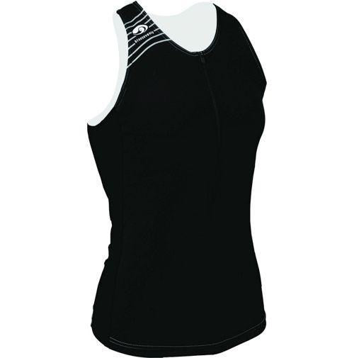 BLUE70 MENS TX2000 SINGLET - BLACK/SILVER