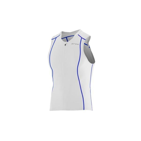 ORCA MENS 226 TRI TANK 2015 TRI TOP - WHITE/BLUE