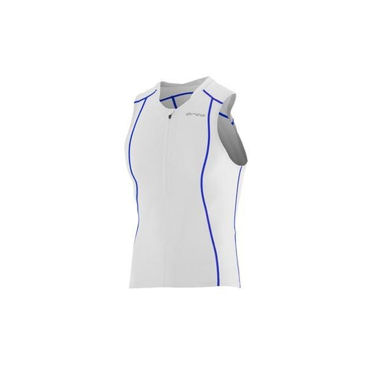ORCA MENS 226 TRI TANK 2015 TRI TOP - WHITE/BLUE