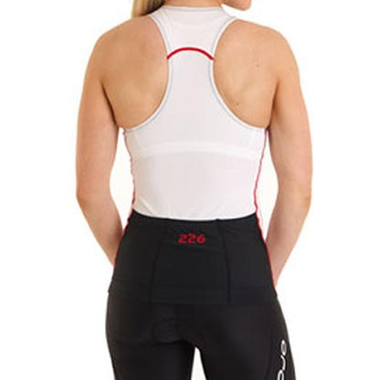 ORCA WOMENS 226 SUPPORT SINGLET 2012 TRI TOP - BLACK/WHITE
