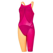 WOMENS FASTSKIN LZR ELITE 2 - V2 OPENBACK KNEESKIN RED/ORANGE SPEEDO