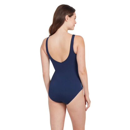ZOGGS WRAP FRONT ONE PIECE SWIMSUIT - ENIGMA