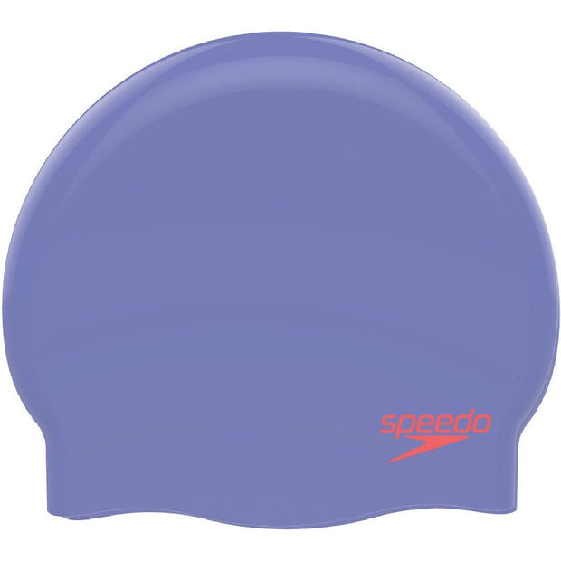 SPEEDO PLAIN MOULDED SILICONE JUNIOR LILAC/RED