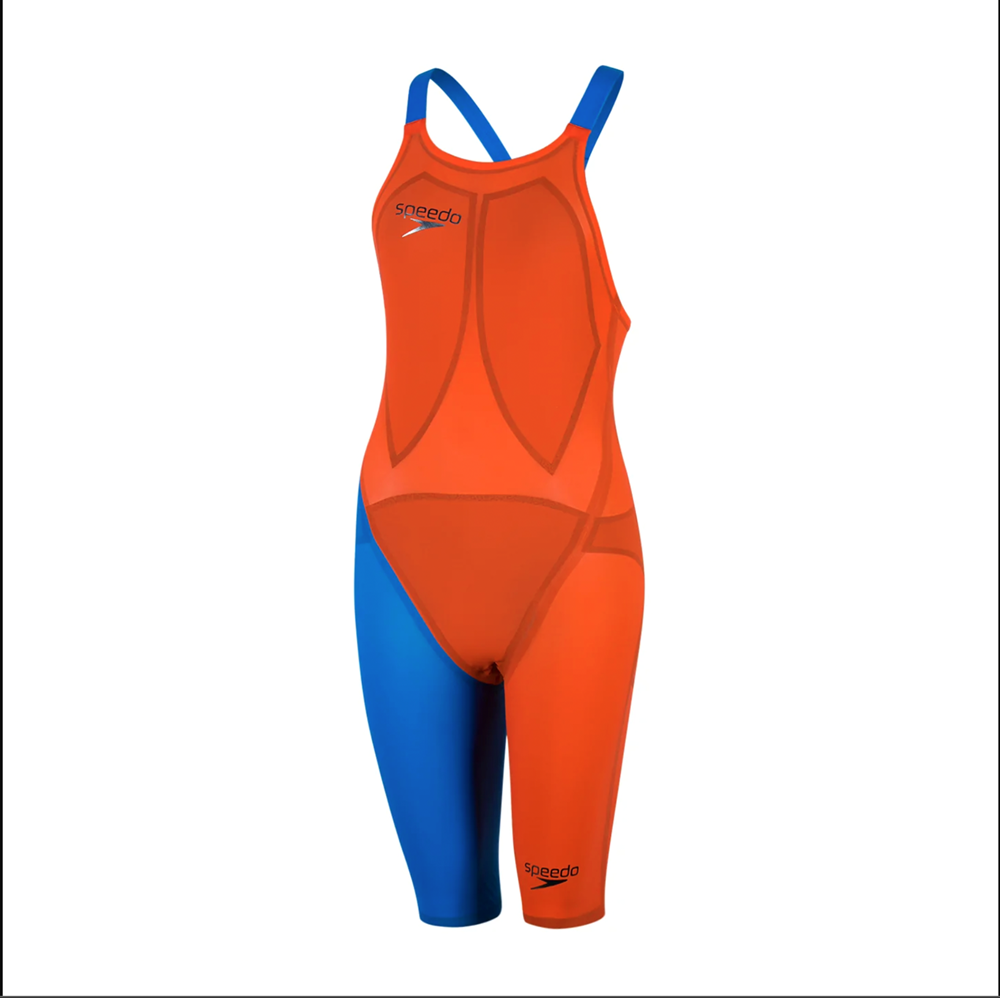 FASTSKIN LZR ELITE 2 V2 NAVY ORANGE OPENBACK KNEESKIN SPEEDO