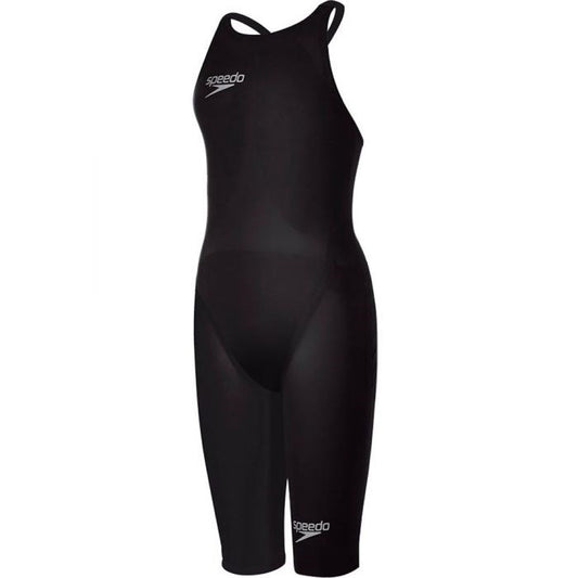 SPEEDO WOMENS FASTSKIN LZR ELITE 2 - V2 OPENBACK KNEESKIN - BLACK