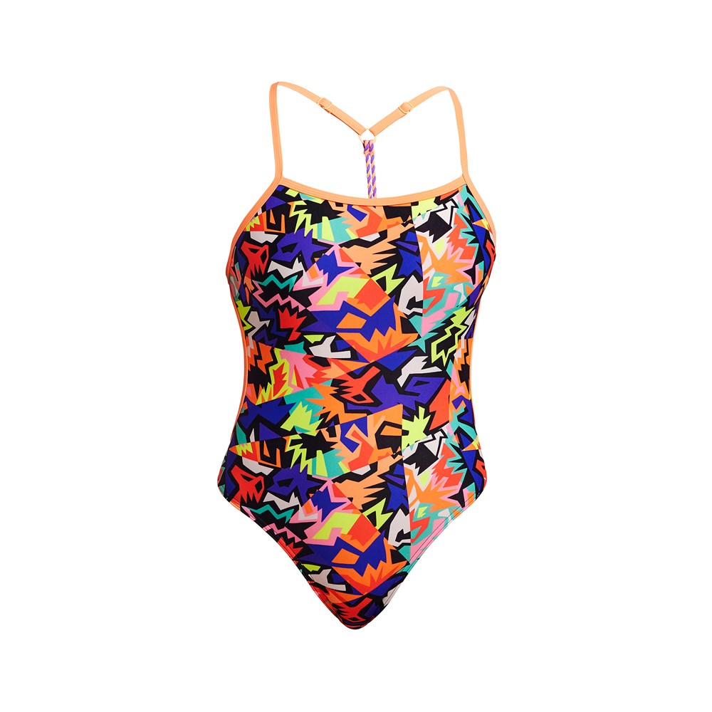 FUNKITA TWISTED STRAP ONE PIECE SWIMSUIT