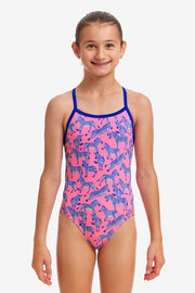 GIRL'S TWINKLE TOES TWISTED ONE PIECE