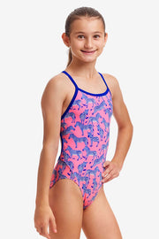 GIRL'S TWINKLE TOES TWISTED ONE PIECE