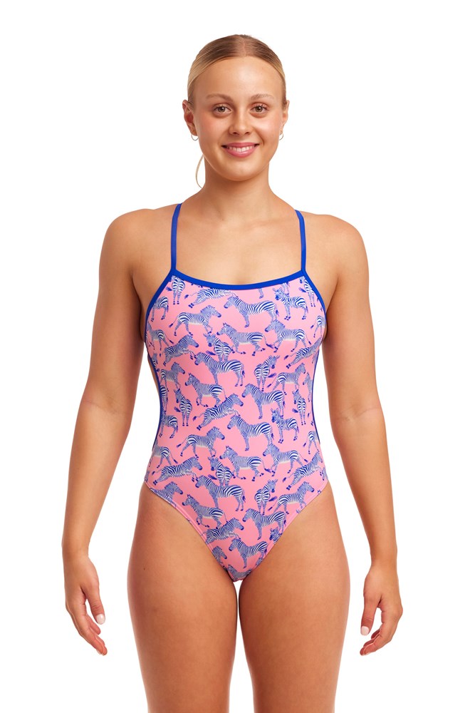 LADIES TWINKLE TOES TWISTED ONE PIECE – Swim T3