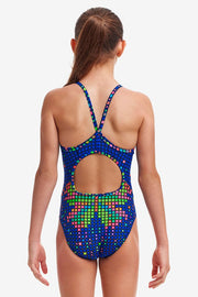 GIRL'S B-FLY DIAMOND BACK ONE PIECE