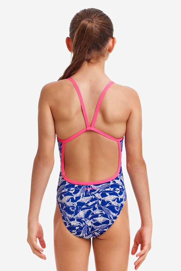 GIRL'S BEACHED BRO SINGLE STRAP ONE PIECE