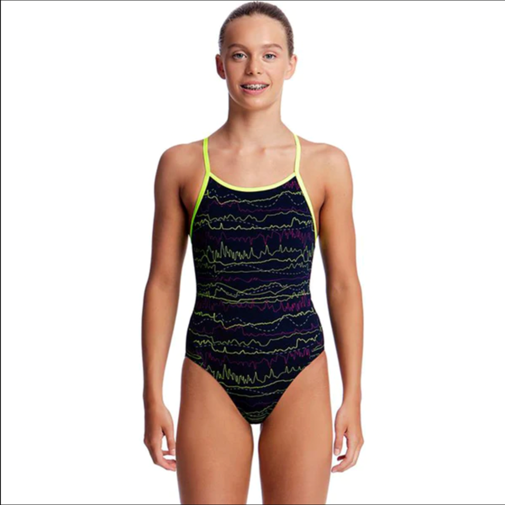 FUNKITA SOUND SYSTEM DIAMOND BACK ONE PIECE SWIMSUIT