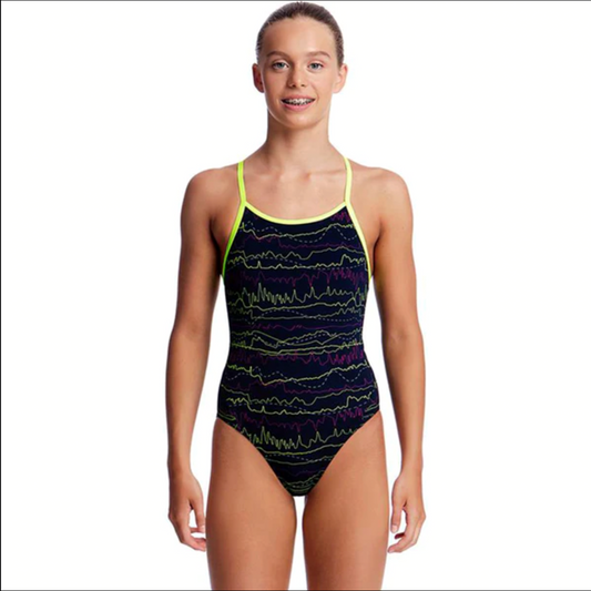 FUNKITA SOUND SYSTEM DIAMOND BACK ONE PIECE SWIMSUIT