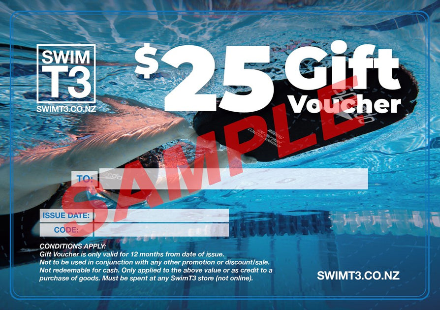 INSTORE GIFT VOUCHER 25.00 Swim T3